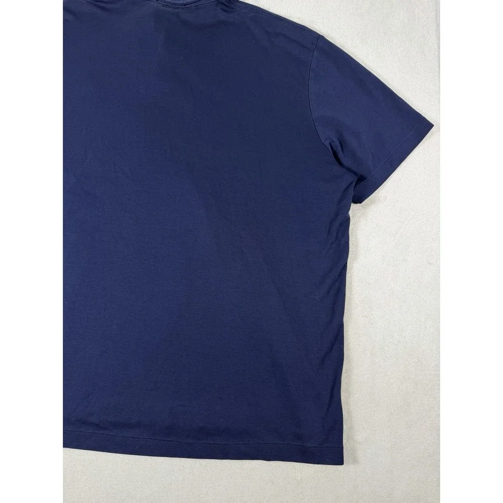 Polo Ralph Lauren Polo Shirt Mens XL Navy Blue Classic Fit Cotton Small Pony